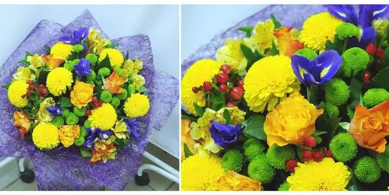 Букет Синеглазка